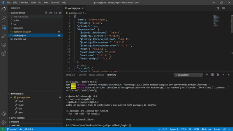 Albedo code integration