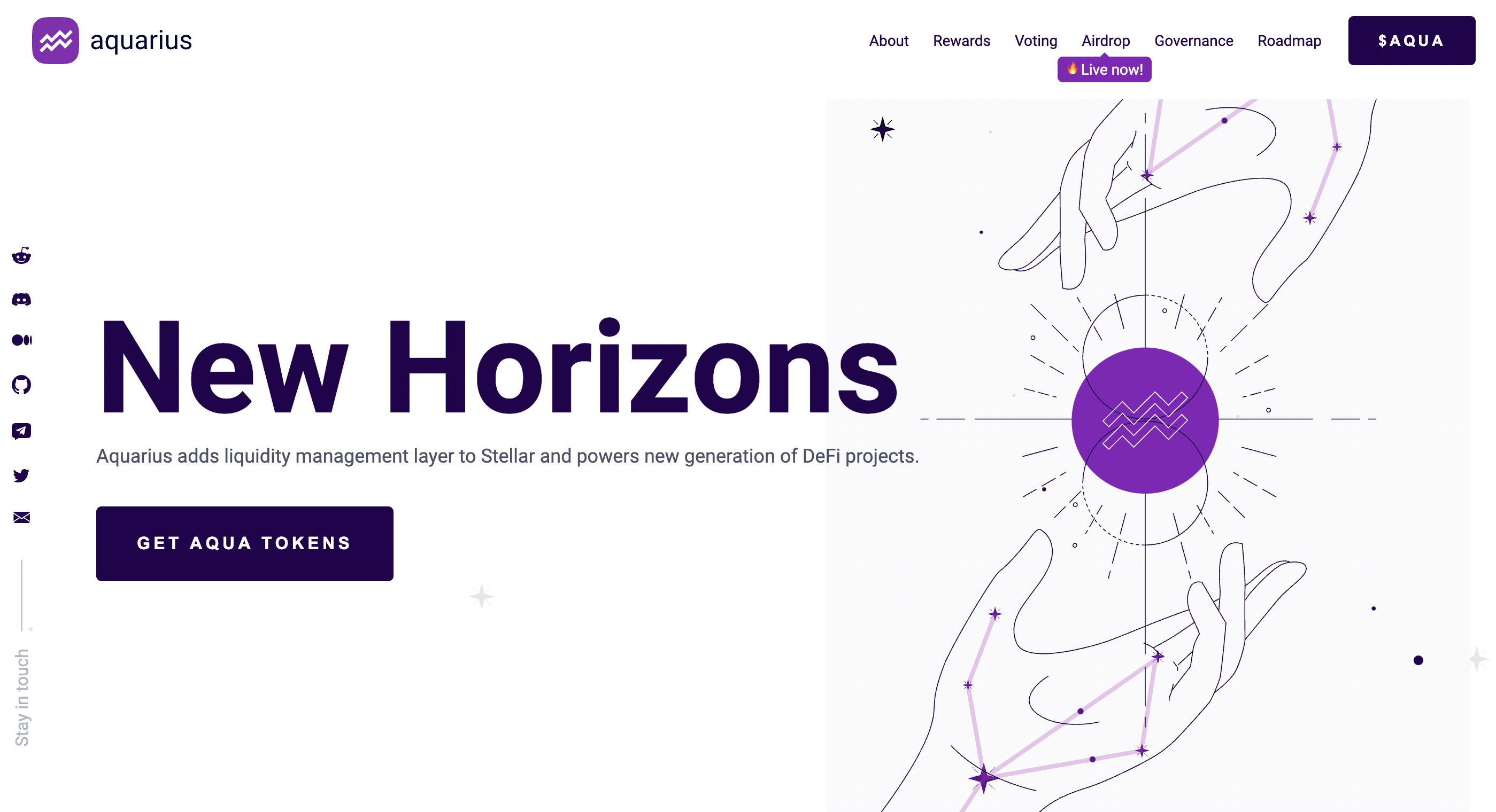 Aquarius on Stellar